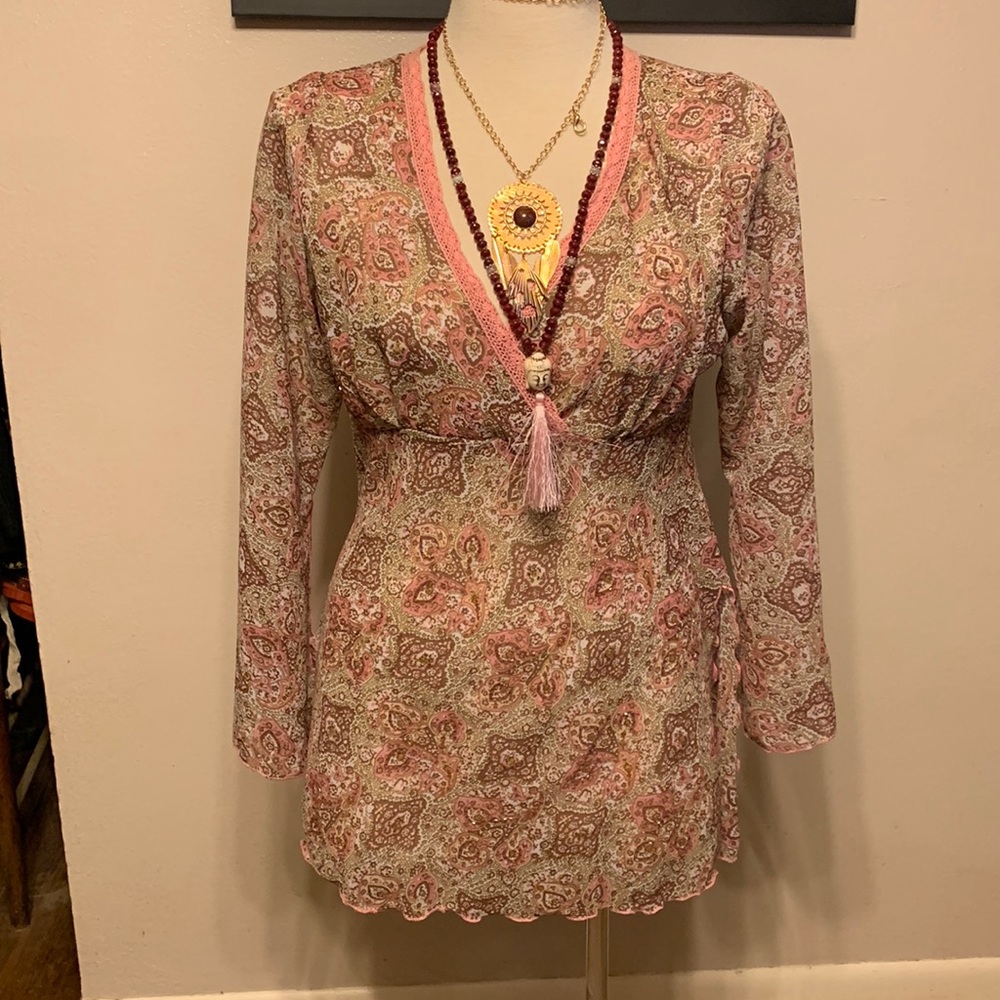 New Sexy Tunic made India Sz M